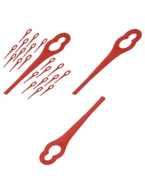 20 Red Plastic Blades for EINHELL 18Li Strimmer AT BG GE RG