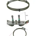 2000W Double‑Turn Fan Oven Element for Bush Cookers AD66, AE56, AE6B