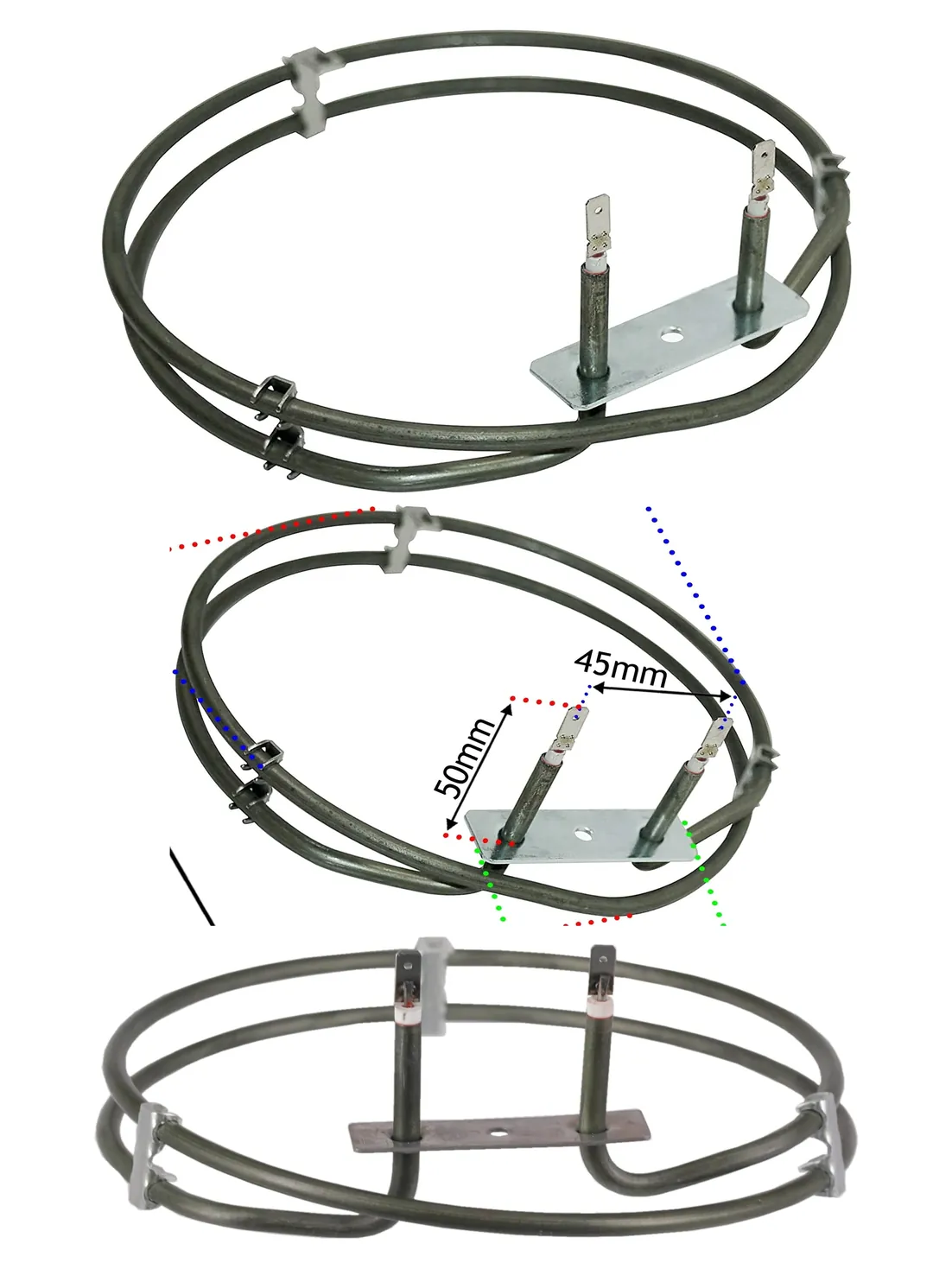 2000W Dual Heating Element Replacement for Lamona Fan Oven