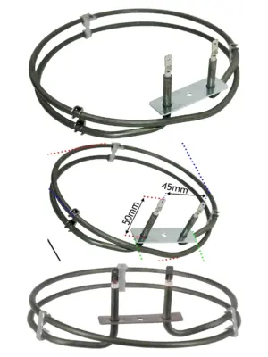 2000W Dual Turn Heating Element for Valor Fan Oven