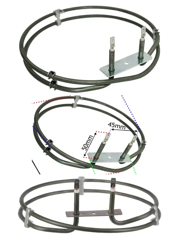 2000W Dual‑Turn Heating Element Replacement for New World Fan Oven