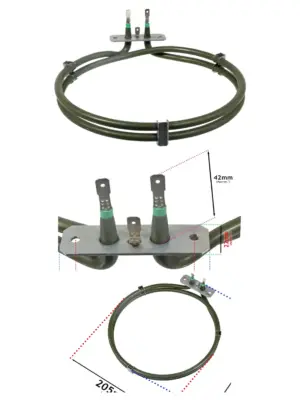 2000W Fan Oven Element for Rangemaster AGA Cookers Fits ARL60 CLAS60