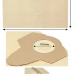 20L Replacement Dust Bags for Titan TTB059VAC Vacuum Pack of 20