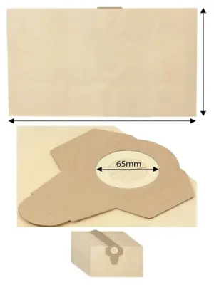 20L Vacuum Dust Bags – Fits DIRT DEVIL, DRAPER & EINHELL