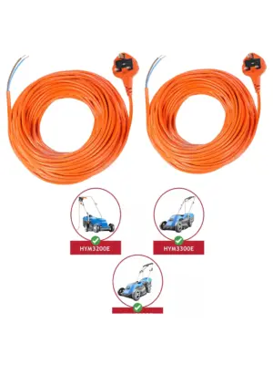 20m Extension Power Cord for Hyundai HYM3200E/3300E/3800E Mower