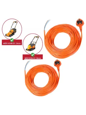 20m Lawnmaster Mower Power Cable Fits MEB1434M-01 & MEH1836-01
