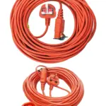 20m Power Extension Cable with Plug for Flymo Lawn Mower