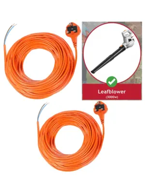 20m Power Extension Cord for Vonhaus 3000W Garden Leaf Blower