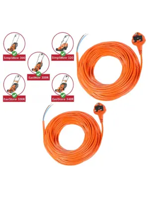 20m Replacement Power Cable for Flymo SimpliMow & EasiMow Lawn Mowers