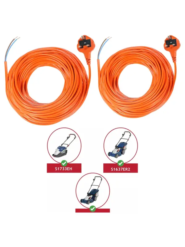 20m Spear & Jackson Lawn Mower Cable for S1733EH S1637ER2 S1740ER2