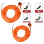 20m UK Plug Power Lead for Webb WEER33/36/37RR/40 Lawn Mower