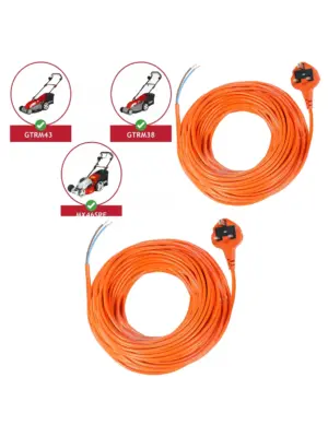 20m UK Power Cable for Cobra GTRM38/GTRM43/MX46SPE Lawn Mowers