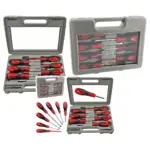 21‑Piece Magnetic Screwdriver Set with Large & Small Tips & Bits