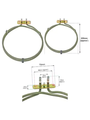 2100W Replacement Heater Element for Belling Fan Oven & Cooker