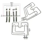 2200W 230V Heating Element for Lamona Oven Grill LAM3405 3601 LAM4600