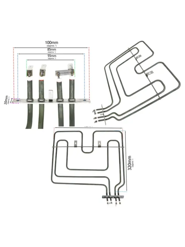 2200W 230V Heating Element for Lamona Oven Grill LAM3405 3601 LAM4600