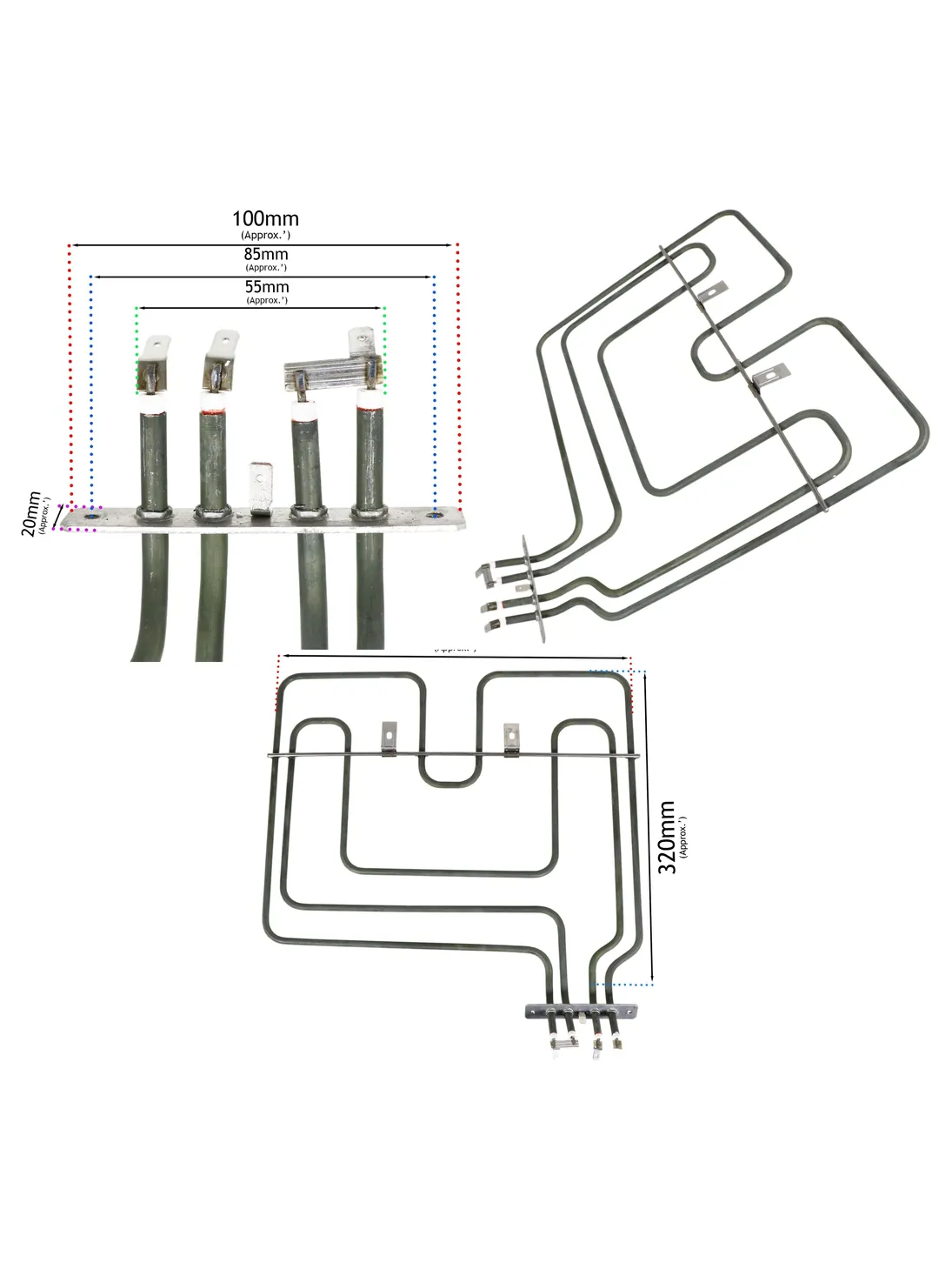 2200W 230V Heating Element for Lamona Oven Grill LAM3405 3601 LAM4600