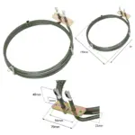 2200W CDA Fan Oven Heater Element Replacement – 3‑Turn Model