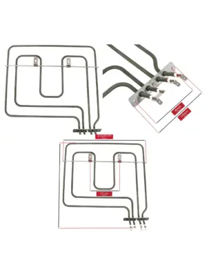 2200W Dual-Circuit Grill Element Replacement for Howdens Lamona Oven