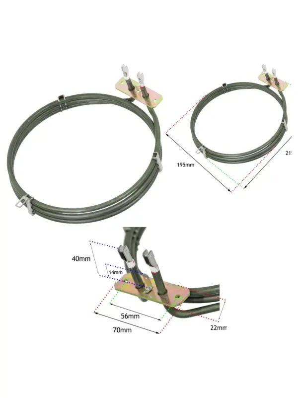 2200W Fan Oven Heater Element Replacement for Candy & Hoover
