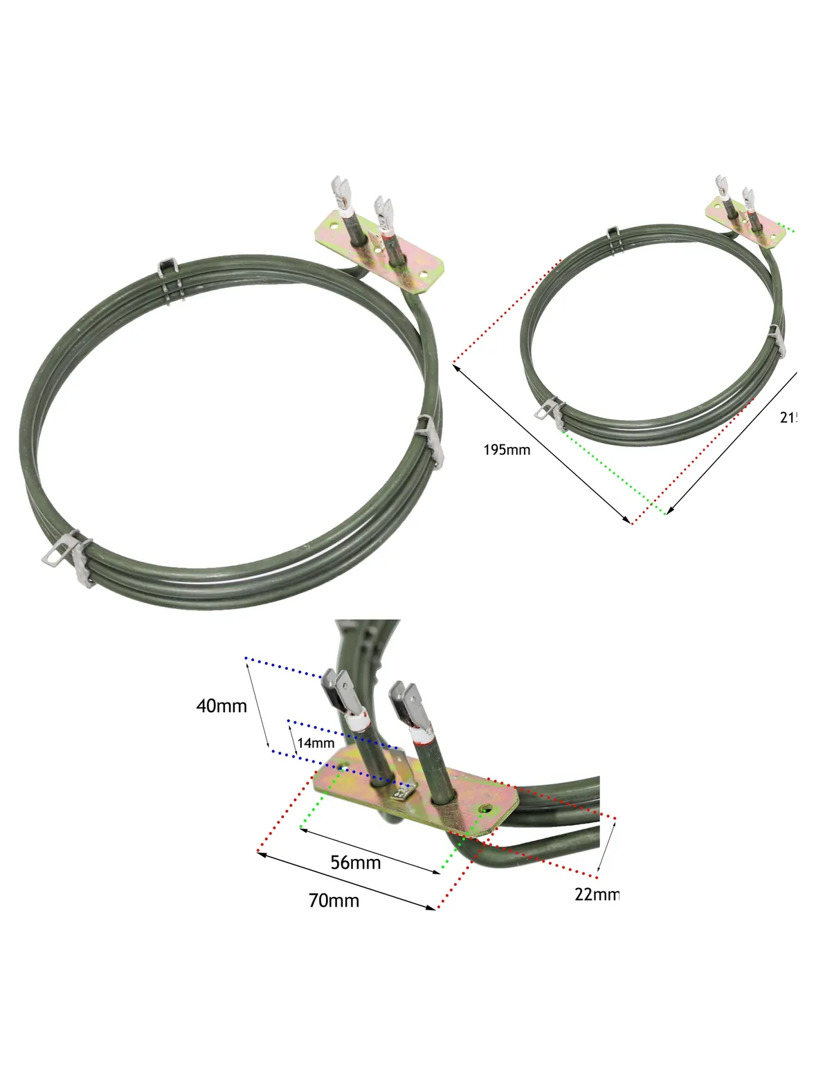 2200W Heater Element Replacement for Caple & Kenwood Fan Oven Cookers