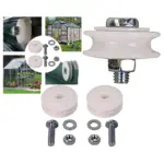 22mm Nylon Roller Wheels (2 pcs) for Greenhouse Sliding Door