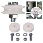 22mm Nylon Sliding Door Roller Kit – 4 Wheels for Greenhouse Repair