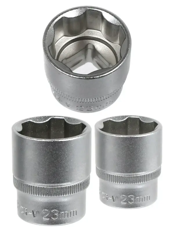 23mm Metric 6-Point Square Drive Socket 1/2" for CR-V Wheel Nuts