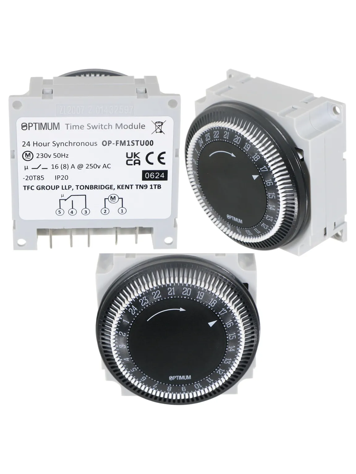 24‑Hour Synchronous Timer Module – OP‑FM1STU00 Industrial Timer