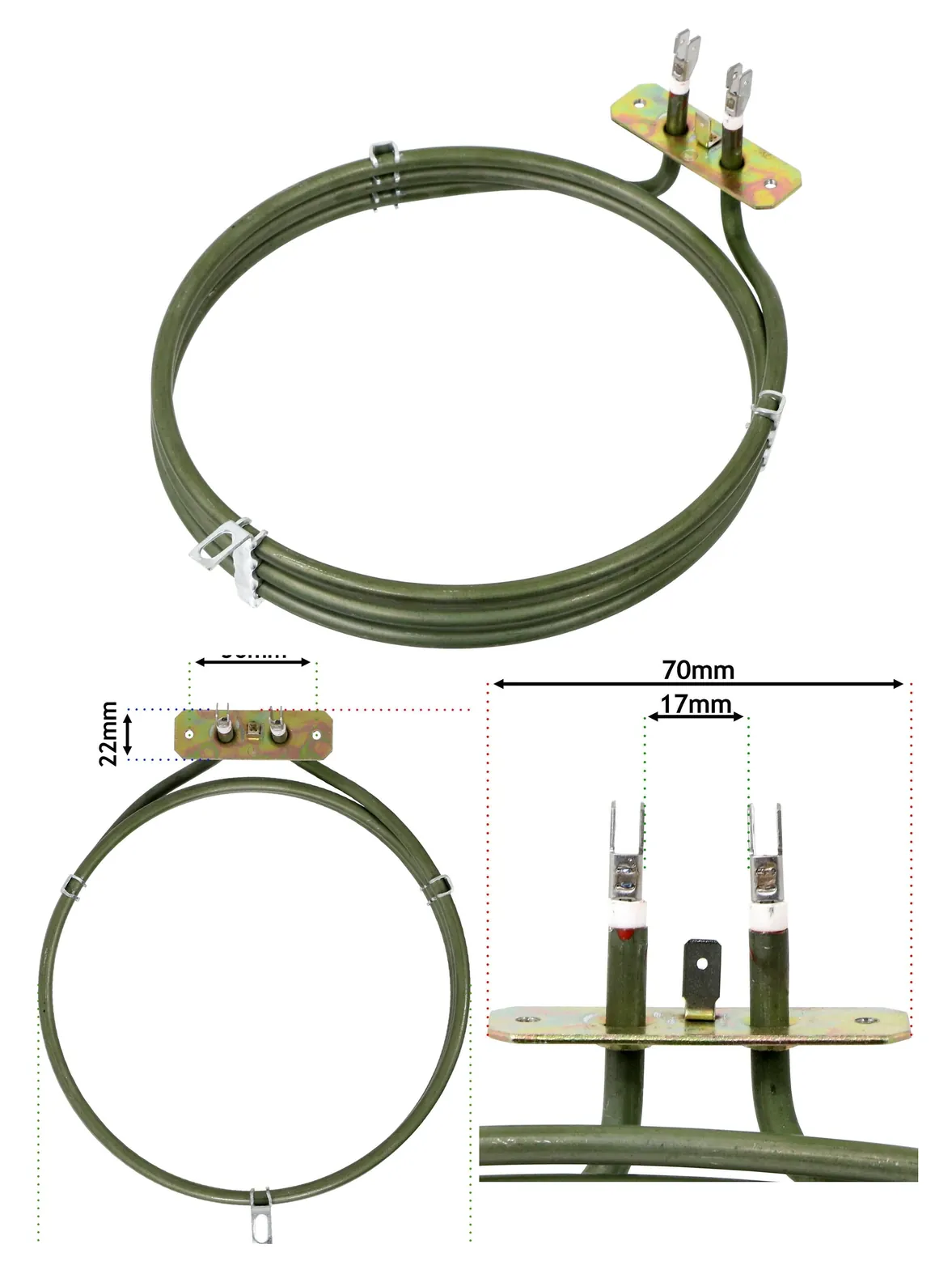 2500W 230V Heater Element Replacement for CDA Fan Oven
