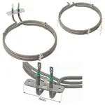 2500W 3‑Turn Fan Oven Heating Element for Rangemaster, Leisure, Flavel