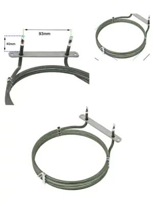2500W 3‑Turn Fan Oven Heating Element – John Lewis Cooker Replacement