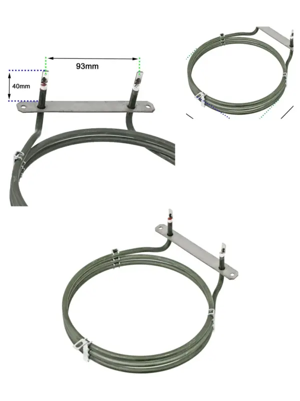 2500W Fan Oven Heating Element for Firenzi Cooker – 3‑Speed Fan