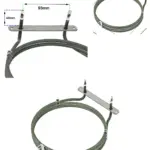 2500W Fan Oven Heating Element for Moffat Cookers – 3‑Turn Replacement