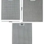 250×300mm Metal Mesh Grease Filter for AEG, Electrolux & Zanussi Hoods
