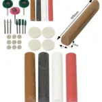 27‑Piece Polishing Buffing Kit with 3.2mm Wax Bar and Grinding Wheels