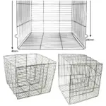 28cm Stainless Steel Square Outdoor Light Guard Cage – Security Alarm