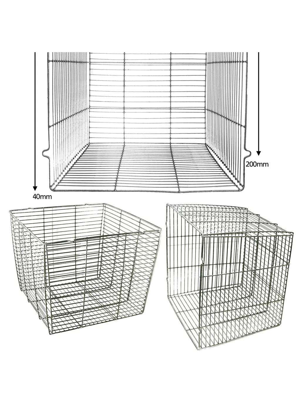 28cm Stainless Steel Square Outdoor Light Guard Cage – Security Alarm