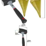 2kg Club Mallet Log Splitter with Wood Splitting Maul & Wedge