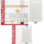 2L Mini Water Expansion Vessel – 4 Bar Pressure, 1/2" BSP Male