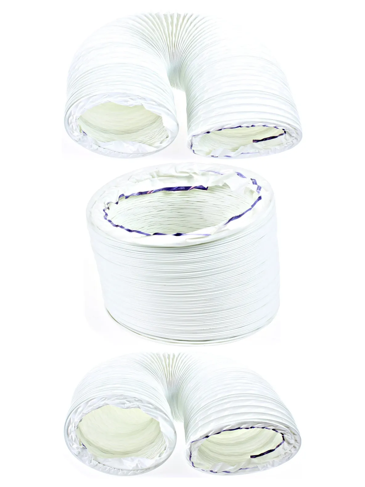 2m Beko Cooker Hood Vent Hose 127mm Flexible Duct for Extractor