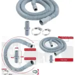 2m Drain Hose Kit – Washing Machine & Dishwasher, 19mm/28mm Ends