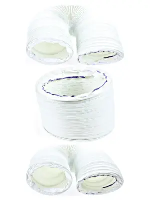 2m Flexible Vent Hose 127mm for Bosch Kitchen Cooker Hood