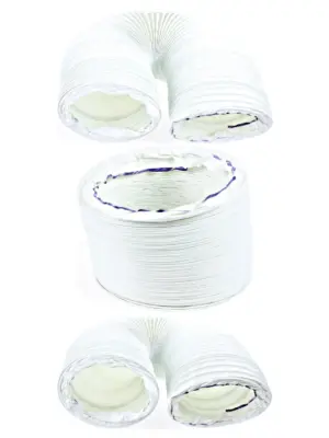 2m Flexible Vent Hose 127mm for CDA Cooker Hood Extractor