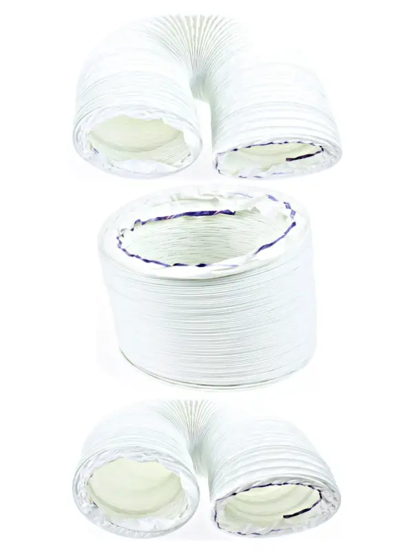 2m Flexible Vent Hose 127mm for CDA Cooker Hood Extractor