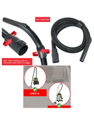 2m Hose for Argos Guild GWD16/GWD30 Wet-Dry Vacuum