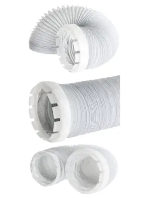 2m Hotpoint Dryer Vent Hose & 4" Adapter Kit – Simple Install