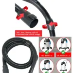 2m MacAllister Vacuum Cleaner Hose for MWDV-16/20/30/40 L-A Models