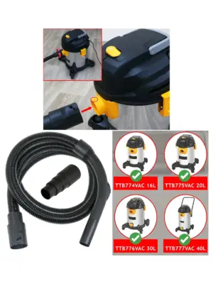 2m Titan Vacuum Hose with Tool Adapter – fits TTB774‑TTB777