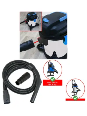 2m Vacmaster Multi 20 Power Wet/Dry Vacuum Hose with PTO Tool Adapter